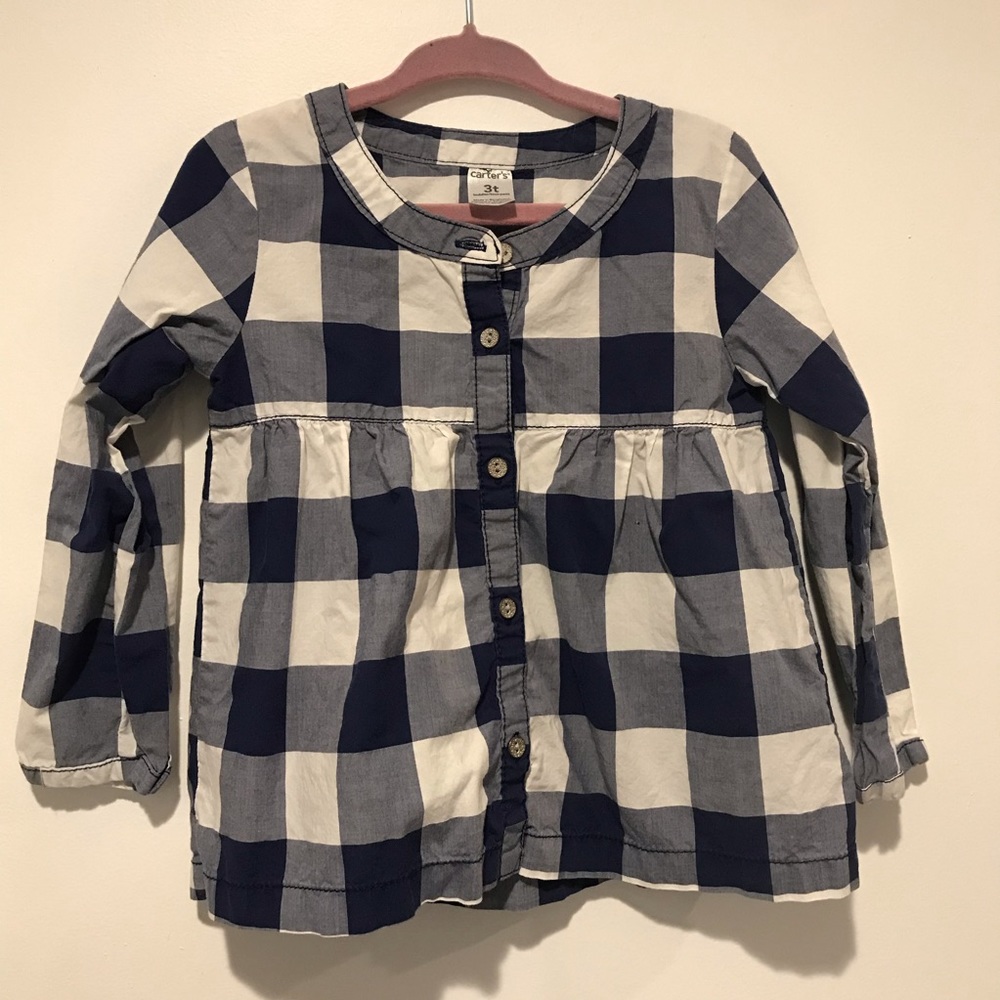 Blue Check Woven